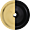 Matte Black & Polished Brass