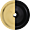 Matte Black & Polished Brass