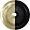 Matte Black & Satin Brass