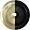 Matte Black & Satin Brass
