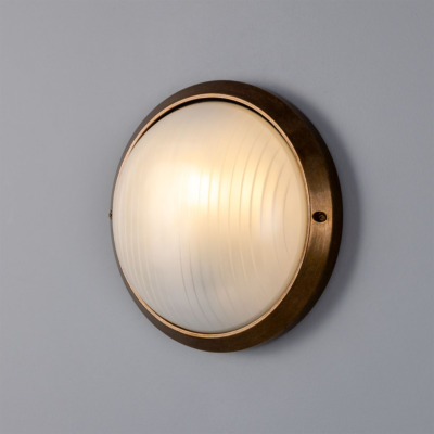 Florina Round Dome Outdoor Wall Light 26cm IP44