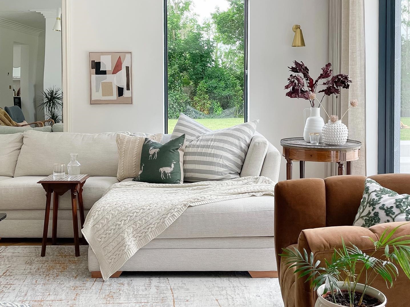 Cosy Scandi-style living room