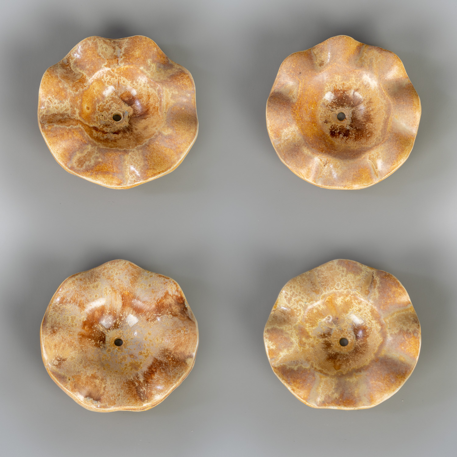 Rivale Ceramic Lamp Shade, Oatstone 21cm