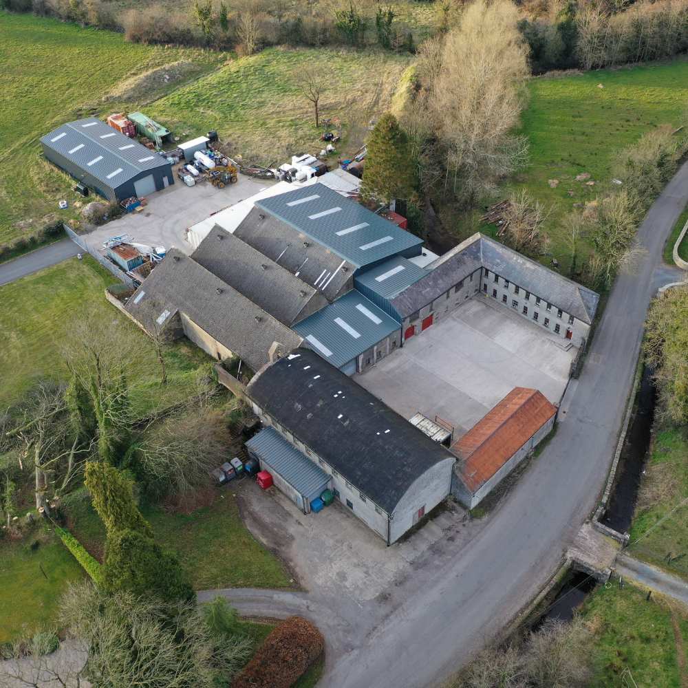 Mullan Lighting factory building in Mullan Mill before the first major extension