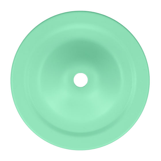 Powder-Coated Matte Mint Turquoise