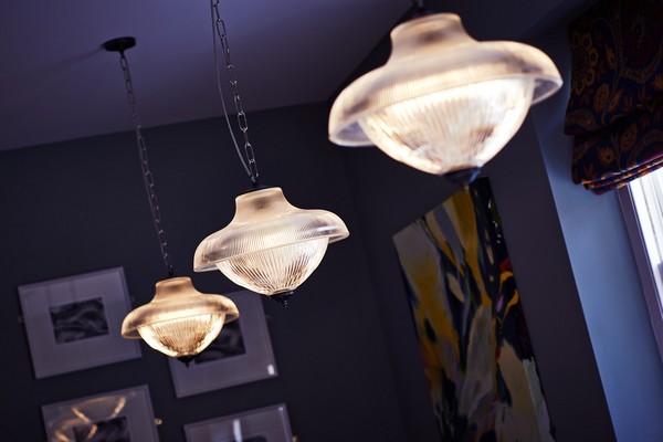 Essence pendant lights from Mullan Lighting are visually stunning in The Church Street Tavern bar