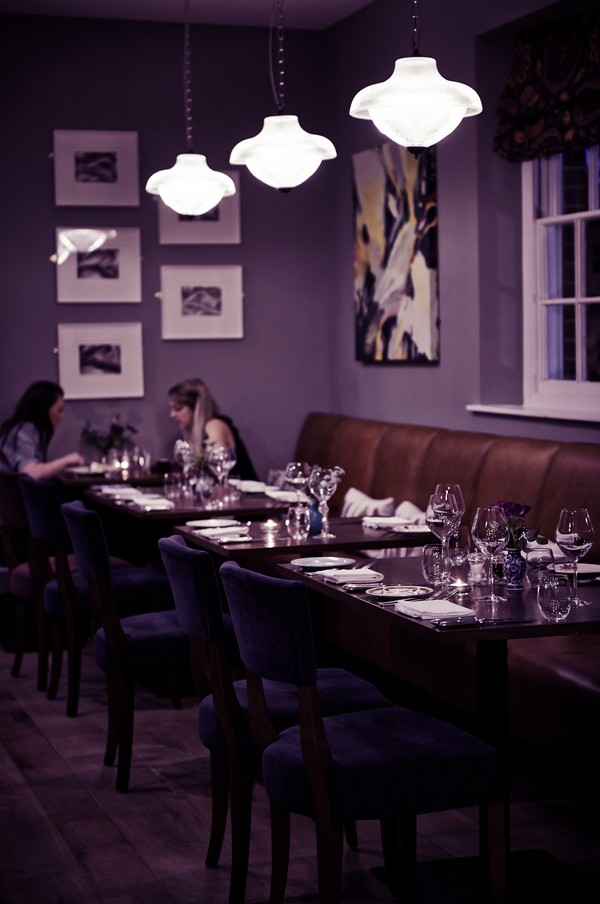 Diners at The Church Street Tavern can enjoy the delicious menu under Essence pendant light fixtures from Mullan Lighting