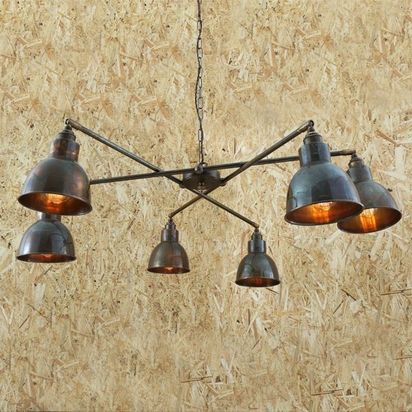 The Bridgetown contemporary chandelier displays sophistication and classic sensibility for a cosmopolitan appeal. This six-light chandelier was designed for impact and is also a wonderful accent to dining area and seating areas.