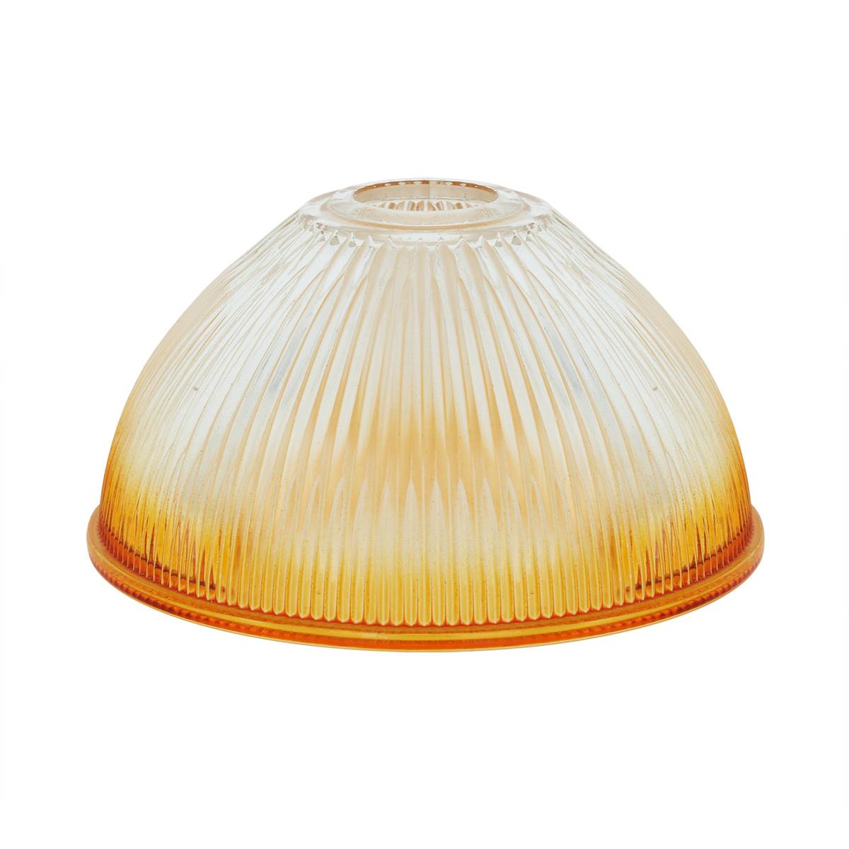 Amber Rim Sprayed Glass Lamp Shade 19cm