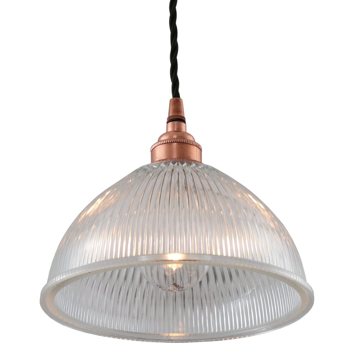 Boston Industrial Holophane Pendant Light