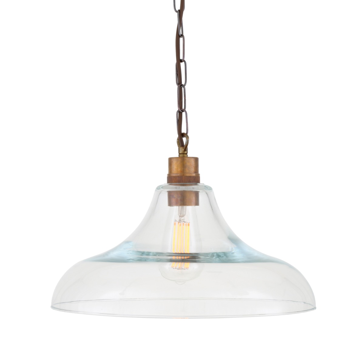 Clifton Railway Clear Glass Pendant Clifton Railway Clear Glass Pendant